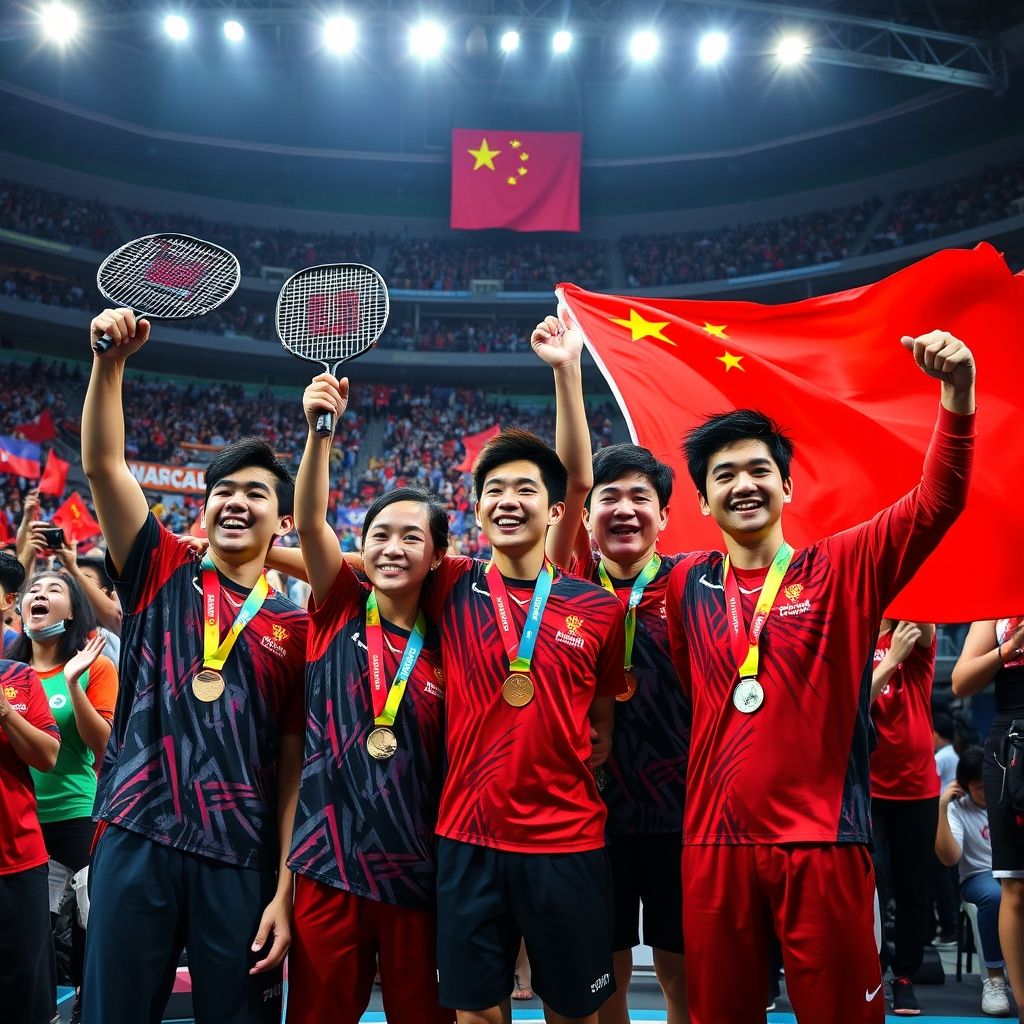 平博体育-印度尼西亚亚运会：中国代表团在羽毛球、游泳等项目斩获多面奖牌